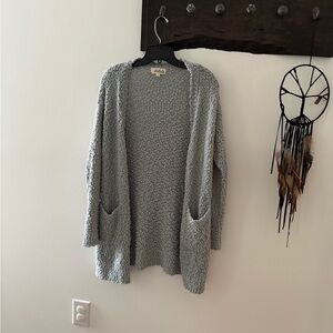 Listicle Greenish gray Women's Sweater